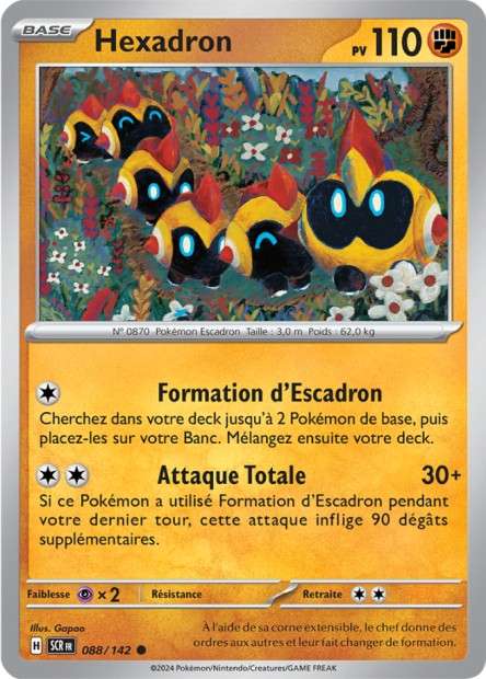 Carte Pokémon Hexadron 088/142 SCR Couronne Stellaire EV07 Neuf FR LorenZone
