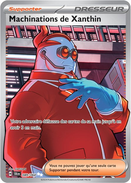 Carte Pokémon Machinations de Xanthin 089/064 Fable Nébuleuse SFA EV6_5 Neuf FR LorenZone