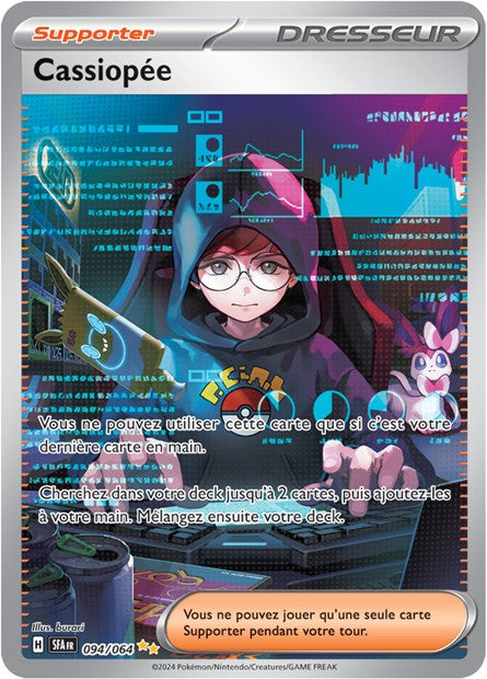 Carte Pokémon Cassiopée 094/064 Fable Nébuleuse SFA EV6_5 Neuf FR LorenZone