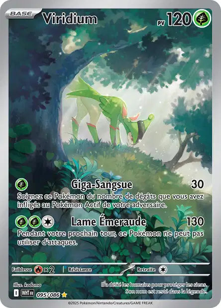 Carte Pokémon Viridium 095/086 WHT Flamme Blanche EV10_5 Neuf FR LorenZone