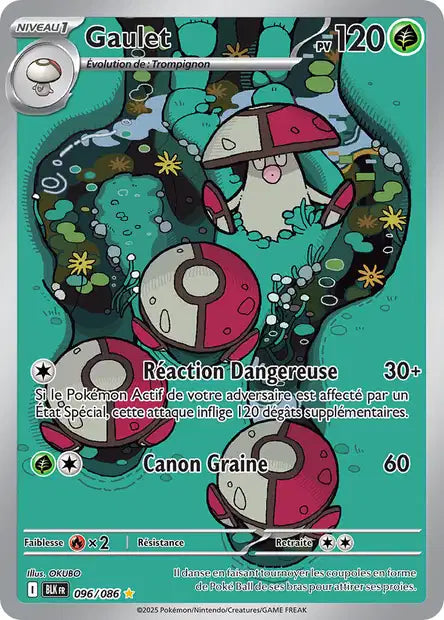 Carte Pokémon Gaulet 096/086 BLK Foudre Noire EV10_5 Neuf FR LorenZone