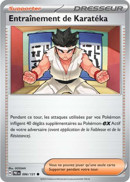 Carte Pokémon Entraînement de Karatéka 096/131 Evolutions Prismatiques PRE EV8_5 Neuf FR LorenZone