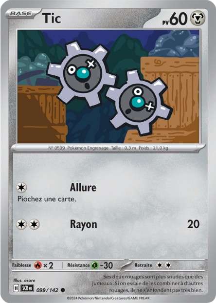 Carte Pokémon Tic 099/142 SCR Couronne Stellaire EV07 Neuf FR LorenZone