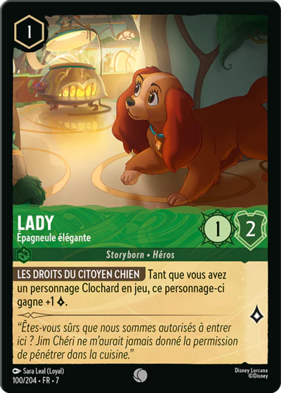 Carte Lorcana - Disney Donald, Pirate plein d'entrain 100/204 Rare João Moura Chapitre 07 L'Île d'Archazia ARI Neuf FR LorenZone