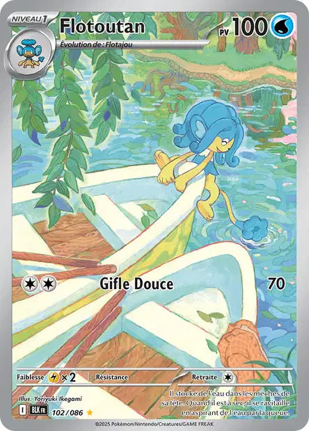 Carte Pokémon Flotoutan 102/086 BLK Foudre Noire EV10_5 Neuf FR LorenZone