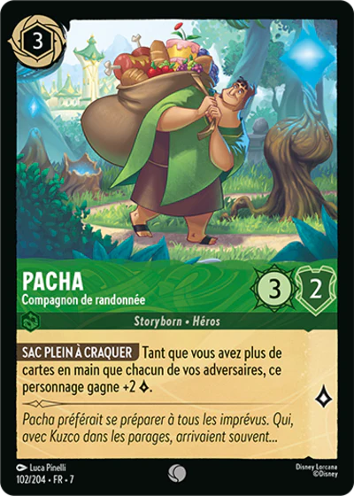 Carte Lorcana - Disney Lady, Épagneule élégante 102/204 Commune Sara Leal (Loyal) Chapitre 07 L'Île d'Archazia ARI Neuf FR LorenZone