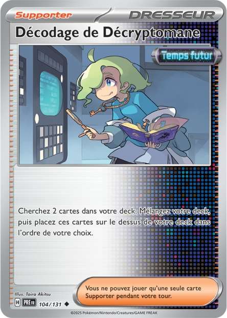 Carte Pokémon Décodage de Décryptomane 104/131 Evolutions Prismatiques PRE EV8_5 Neuf FR LorenZone