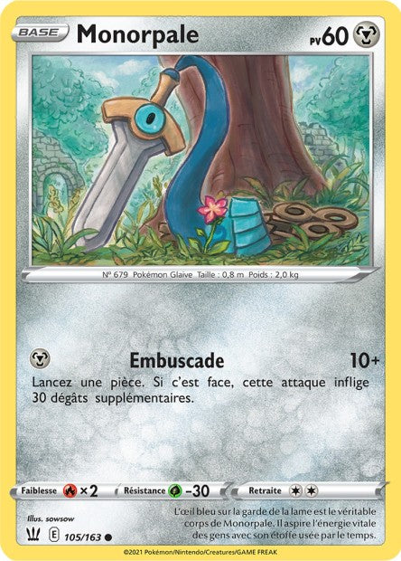 Carte Pokémon Monorpale 105/163 SWSH5 EB05 LorenZone