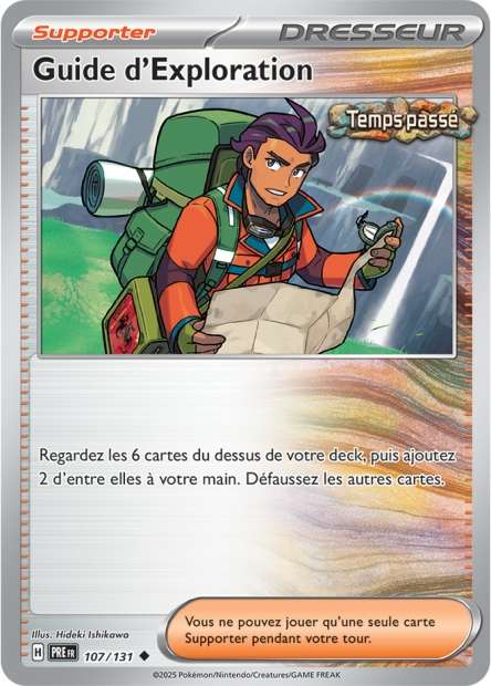 Carte Pokémon Guide d'Exploration 107/131 Evolutions Prismatiques PRE EV8_5 Neuf FR LorenZone