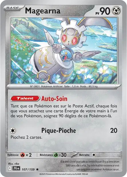 Carte Pokémon Magearna 107/159 JTG Aventures Ensemble EV09 Neuf FR LorenZone