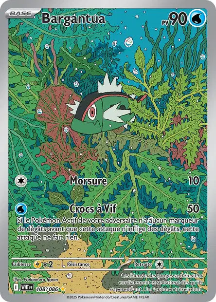 Carte Pokémon Bargantua 108/086 WHT Flamme Blanche EV10_5 Neuf FR LorenZone