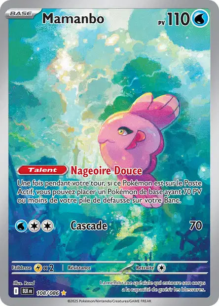 Carte Pokémon Mamanbo 108/086 BLK Foudre Noire EV10_5 Neuf FR LorenZone