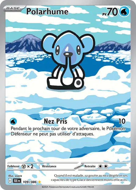 Carte Pokémon Polarhume 109/086 BLK Foudre Noire EV10_5 Neuf FR LorenZone