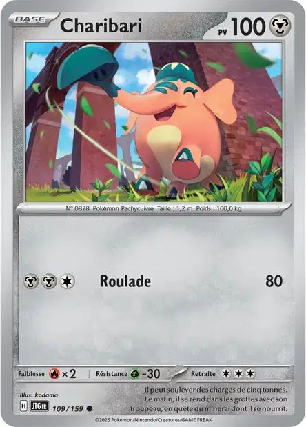 Carte Pokémon Charibari 109/159 JTG Aventures Ensemble EV09 Neuf FR LorenZone