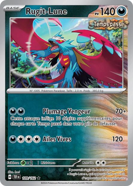 Carte Pokémon Rugit-Lune 109/162 TEF Forces Temporelles EV05 Neuf FR LorenZone