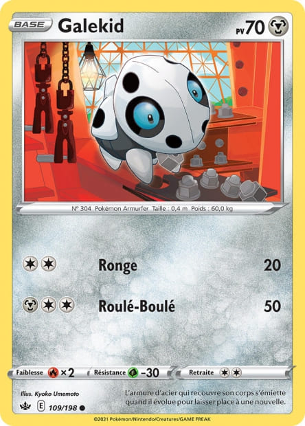Carte Pokémon Galekid 109/198 CRE EB06 LorenZone