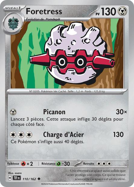 Carte Pokémon Foretress 110/162 TEF Forces Temporelles EV05 Neuf FR LorenZone