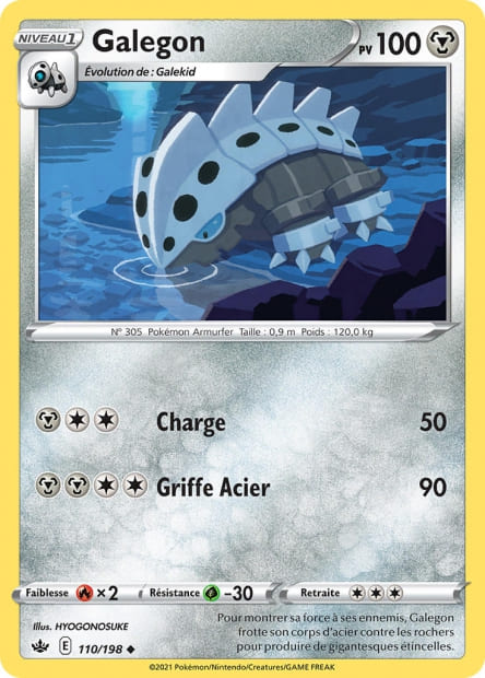Carte Pokémon Galegon 110/198 CRE EB06 LorenZone