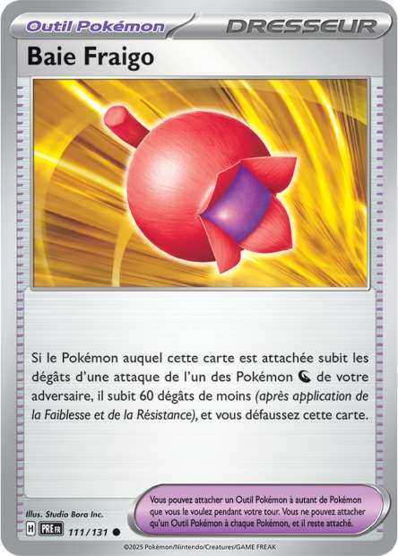 Carte Pokémon Baie Fraigo 111/131 Evolutions Prismatiques PRE EV8_5 Neuf FR LorenZone