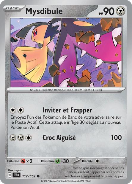 Carte Pokémon Mysdibule 112/162 TEF Forces Temporelles EV05 Neuf FR LorenZone
