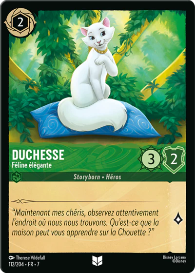 Carte Lorcana - Disney Clochard, Chien entreprenant 112/204 Rare Amanda MacFarlane Chapitre 07 L'Île d'Archazia ARI Neuf FR LorenZone