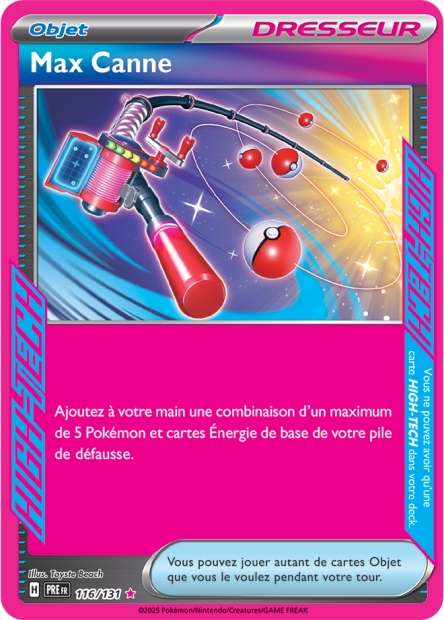 Carte Pokémon Max Canne 116/131 Evolutions Prismatiques PRE EV8_5 Neuf FR LorenZone