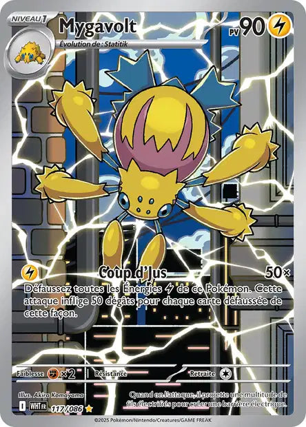 Carte Pokémon Mygavolt 117/086 WHT Flamme Blanche EV10_5 Neuf FR LorenZone