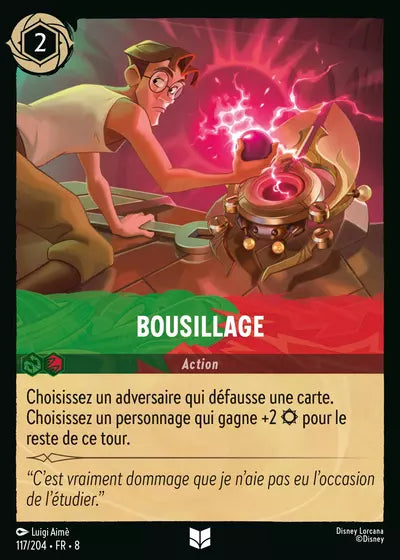 Carte Lorcana - Disney Bousillage 117/204 Peu Commune Luigi Aimè Chapitre 08 Le Règne de Jafar ROJ Neuf FR LorenZone