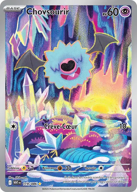 Carte Pokémon Chovsourir 119/086 WHT Flamme Blanche EV10_5 Neuf FR LorenZone