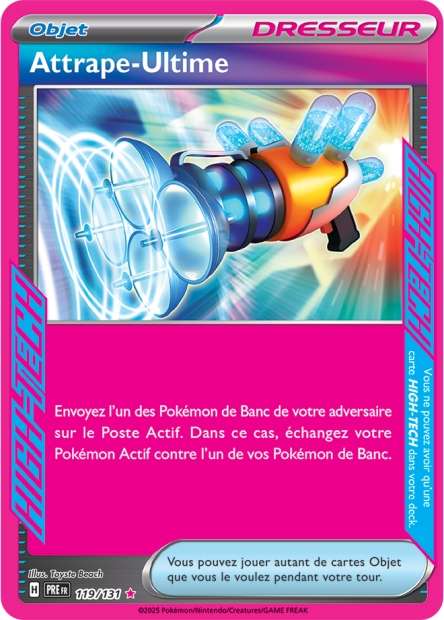 Carte Pokémon Attrape-Ultime 119/131 Evolutions Prismatiques PRE EV8_5 Neuf FR LorenZone