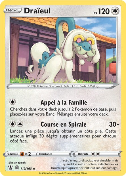Carte Pokémon Draïeul 119/163 SWSH5 EB05 LorenZone