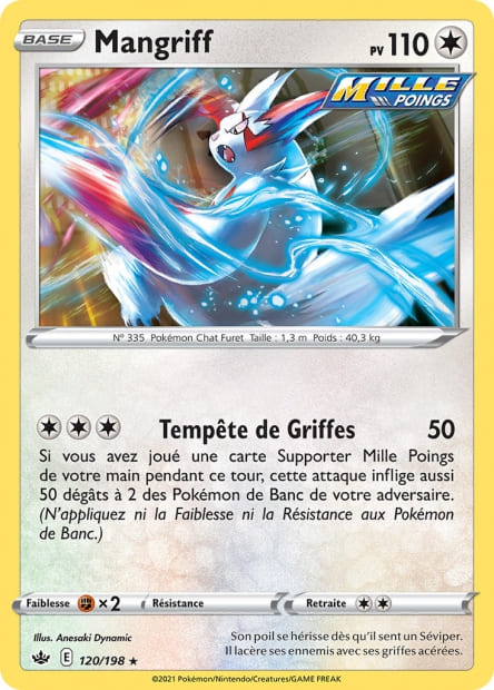 Carte Pokémon Mangriff 120/198 CRE EB06 LorenZone