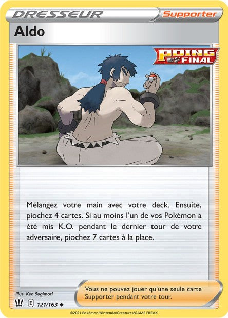 Carte Pokémon Aldo 121/163 SWSH5 EB05 LorenZone