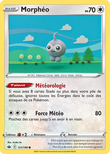 Carte Pokémon Morphéo 121/198 CRE EB06 LorenZone