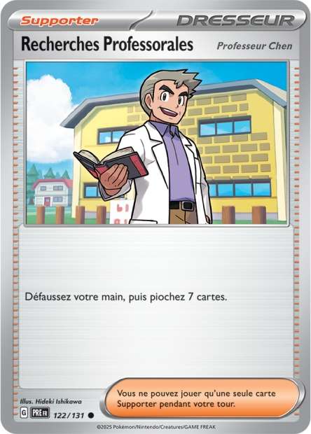 Carte Pokémon Recherches Professorales 122/131 Evolutions Prismatiques PRE EV8_5 Neuf FR LorenZone