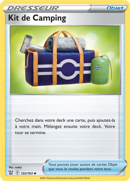Carte Pokémon Kit de Camping 122/163 SWSH5 EB05 LorenZone