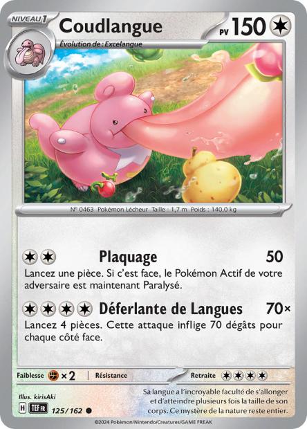 Carte Pokémon Coudlangue 125/162 TEF Forces Temporelles EV05 Neuf FR LorenZone