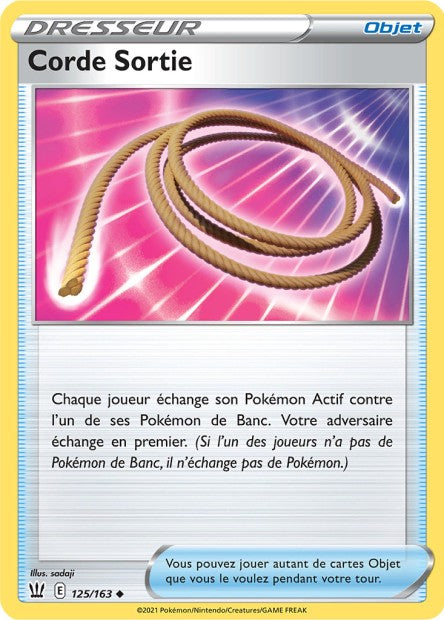 Carte Pokémon Corde Sortie 125/163 SWSH5 EB05 LorenZone