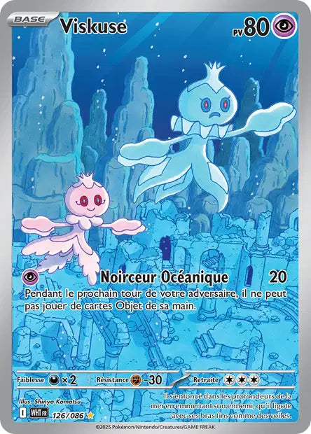 Carte Pokémon Viskuse 126/086 WHT Flamme Blanche EV10_5 Neuf FR LorenZone