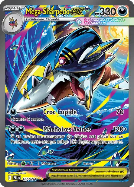 127/094 - Méga-Sharpedo-ex