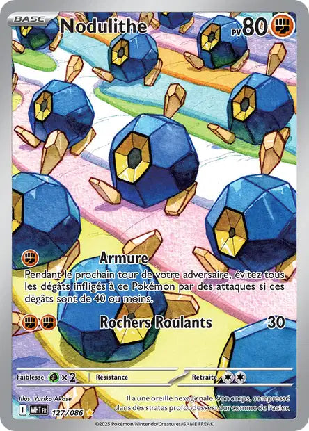 Carte Pokémon Nodulithe 127/086 WHT Flamme Blanche EV10_5 Neuf FR LorenZone