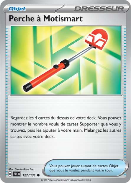 Carte Pokémon Perche à Motismart 127/131 Evolutions Prismatiques PRE EV8_5 Neuf FR LorenZone