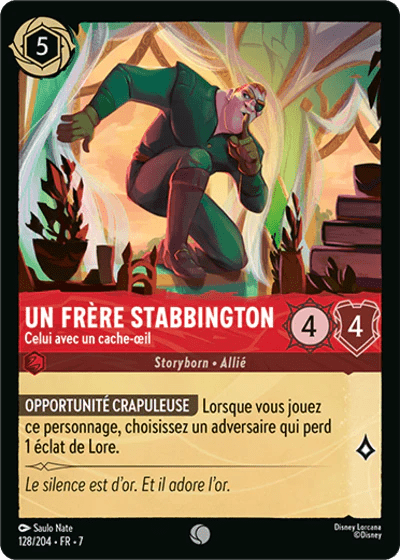 128/204 - Un frère Stabbington, Celui sans cache - oeil - LorenZone - Pokémon