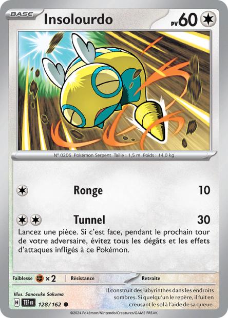 Carte Pokémon Insolourdo 128/162 TEF Forces Temporelles EV05 Neuf FR LorenZone