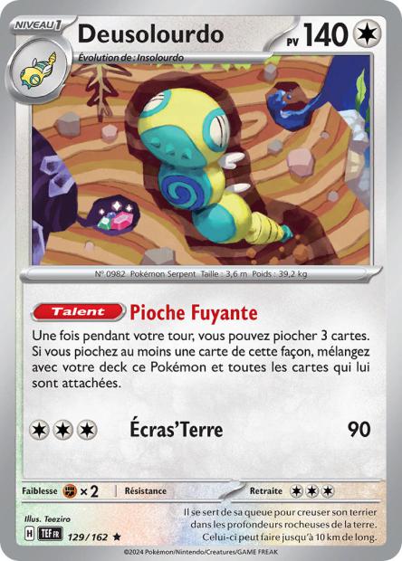 Carte Pokémon Deusolourdo 129/162 TEF Forces Temporelles EV05 Neuf FR LorenZone