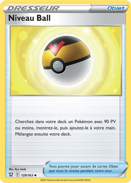 Carte Pokémon Niveau Ball 129/163 SWSH5 EB05 LorenZone