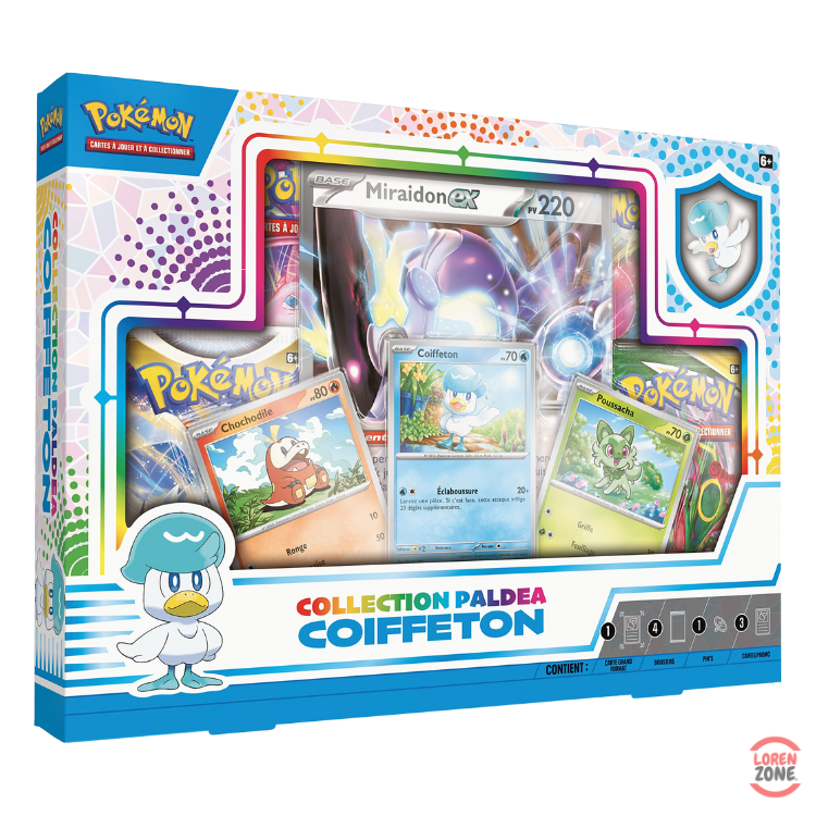 Coffret - Lot x3 Collection Paldea (Coiffeton, Poussacha, Chochodile)