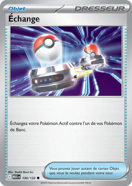 Carte Pokémon Échange 130/132 MEG Méga-Évolution ME01 Neuf FR LorenZone