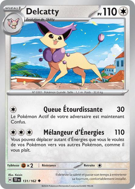 Carte Pokémon Delcatty 131/162 TEF Forces Temporelles EV05 Neuf FR LorenZone