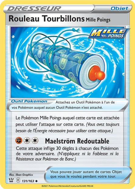 Carte Pokémon Rouleau Tourbillons Mille Poings 131/163 SWSH5 EB05 LorenZone